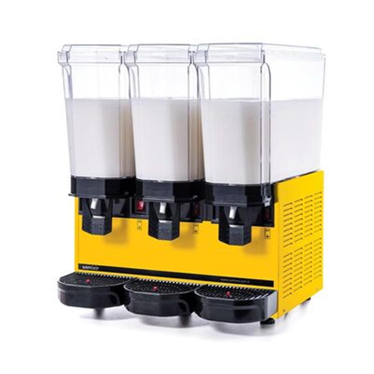 Samixir 60.MM Triple Klasik Karıştırıcılı Soğuk İçecek Dispenseri, 20+20+20 L, Sarı,,Limonata Şerbet & Ayran Makineleri,Samixir,1150064,Premut