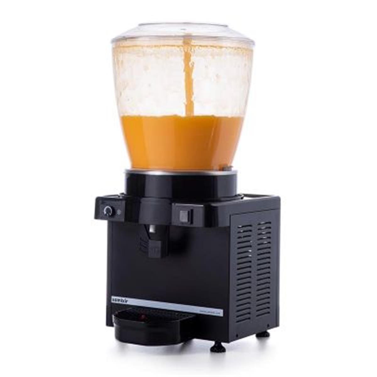Samixir S22 Panaromik Analog Soğuk İçecek Dispenseri, 22 L, Siyah,,Limonata Şerbet & Ayran Makineleri,Samixir,1150021,Premut