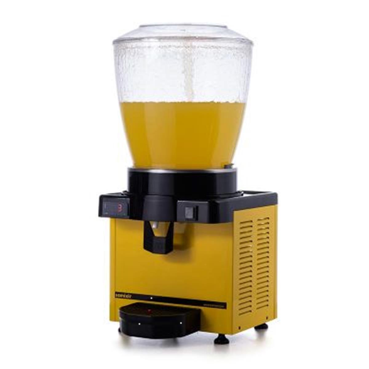 Samixir S22 Panaromik Dijital Soğuk İçecek Dispenseri, 22 L, Sarı,,Limonata Şerbet & Ayran Makineleri,Samixir,1150007,Premut