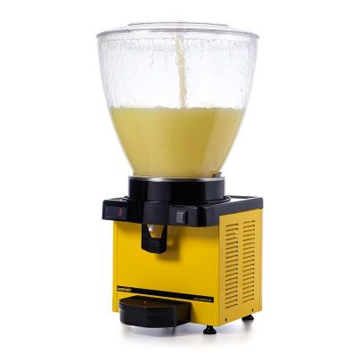 Samixir S40 Panaromik Dijital Soğuk İçecek Dispenseri, 40 L, Sarı,,Limonata Şerbet & Ayran Makineleri,Samixir,1150019,Premut