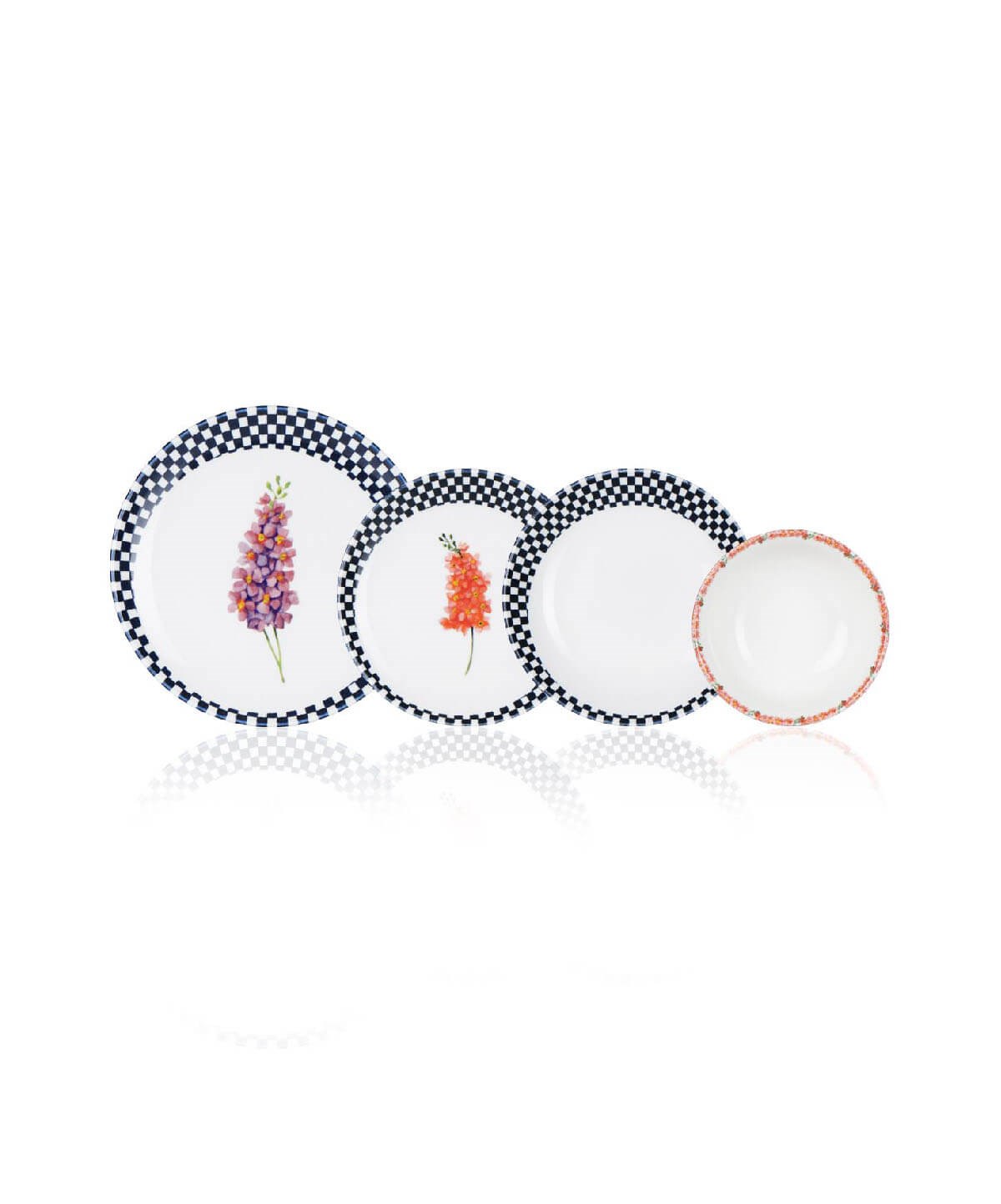 Acar Akasya 6 Kişilik 24 Parça Porselen Yemek TakımıAcar6 Kişilik Yemek Takımı