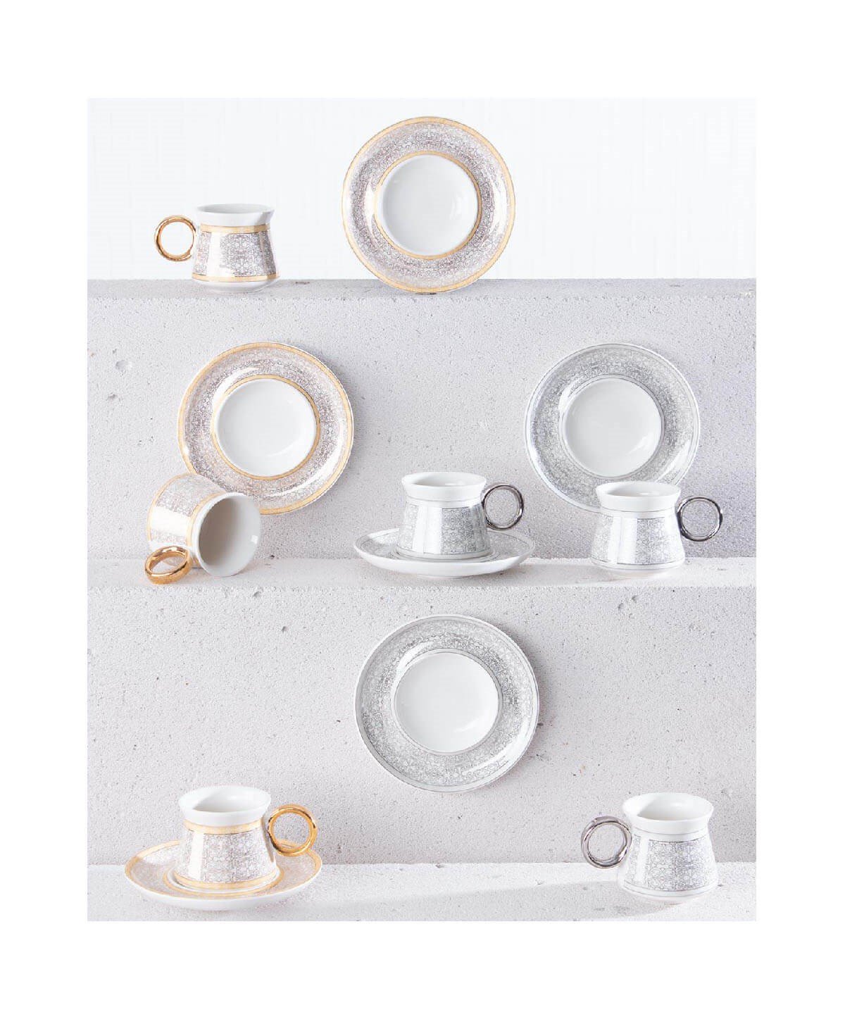 Acar Christa 6lı Porselen Kahve Fincan TakımıAcarFincan Takımları