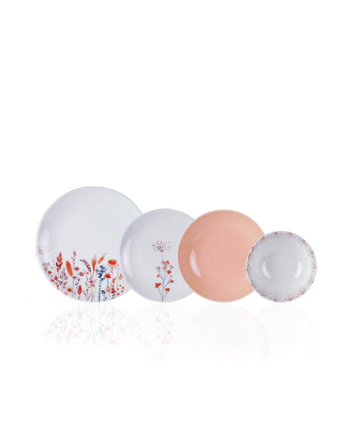 Acar Diyar 6 Kişilik 24 Parça Porselen Yemek TakımıAcar6 Kişilik Yemek Takımı