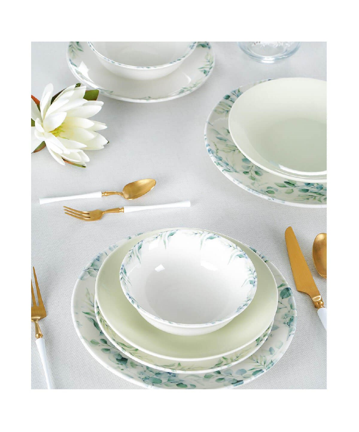 Acar Manolya 6 Kişilik 24 Parça Porselen Yemek TakımıAcar6 Kişilik Yemek Takımı