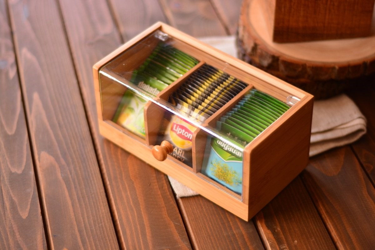 Bambum Gio - 3 Bölmeli Çay KutusuBambumSAKLAMA VE DÜZENLEME