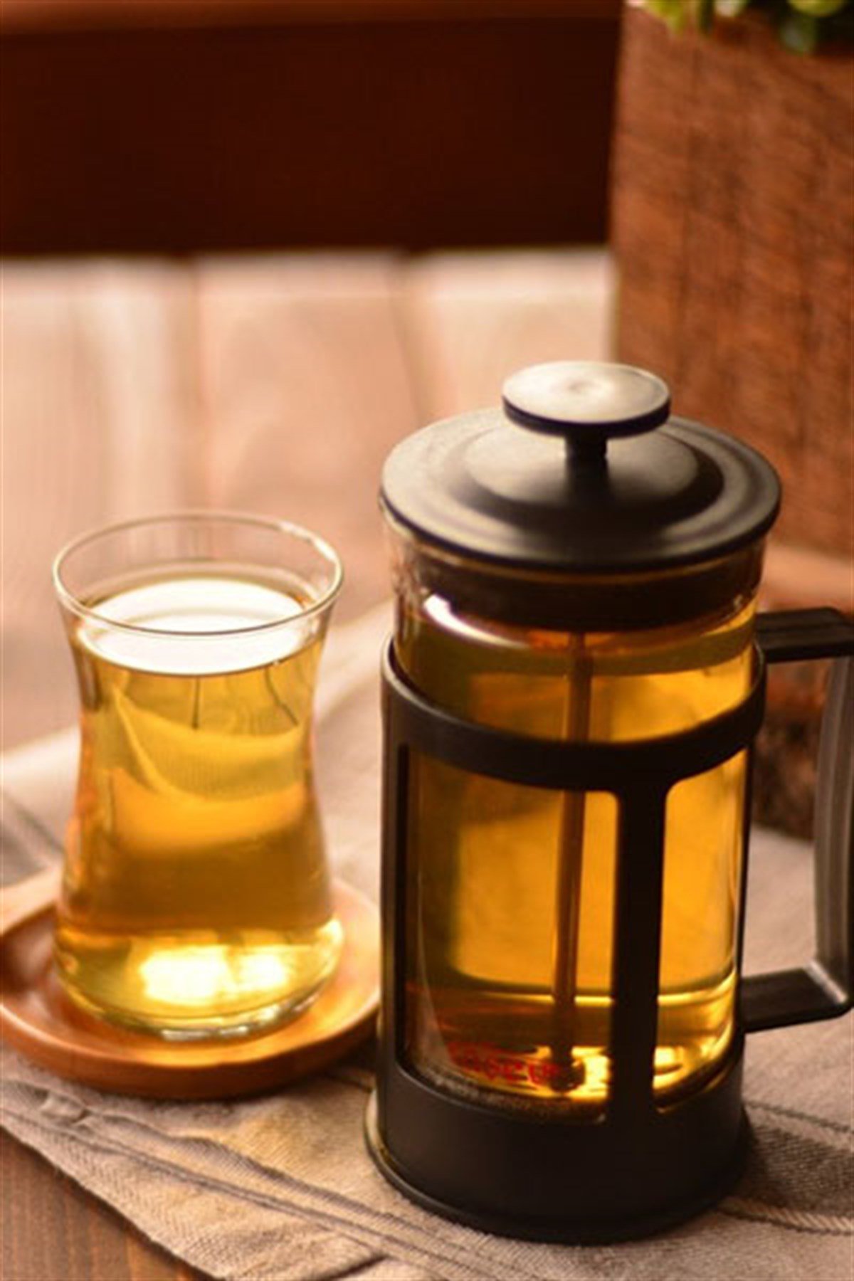 Bambum Magic - French Press 350 ml SiyahBambumCezve