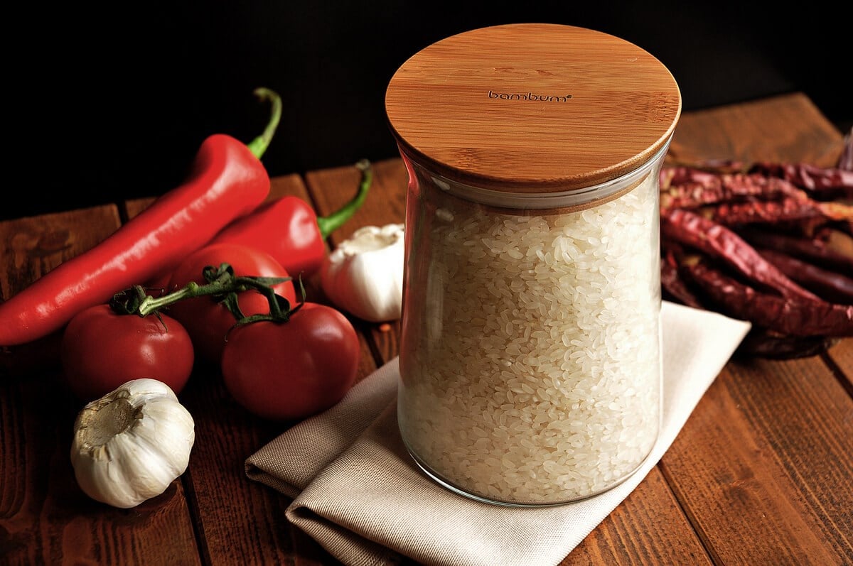 Bambum Olla Cam Saklama Kabı 1000 ml