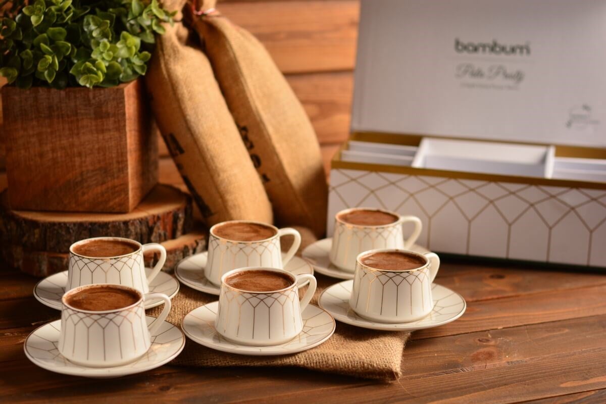 Bambum Pata Prestij 6 Kişilik Kahve Fincan TakımıBambumFincan Takımları