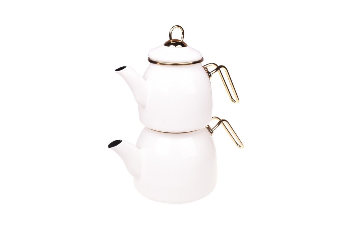 Bambum Sultan - Çaydanlik Takimi KremBambumÇaydanlık