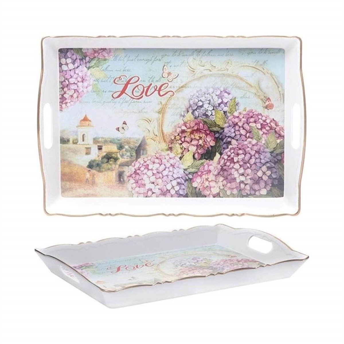 Biev ENj053 Flamingo Tepsi 48X33CmBievTepsi