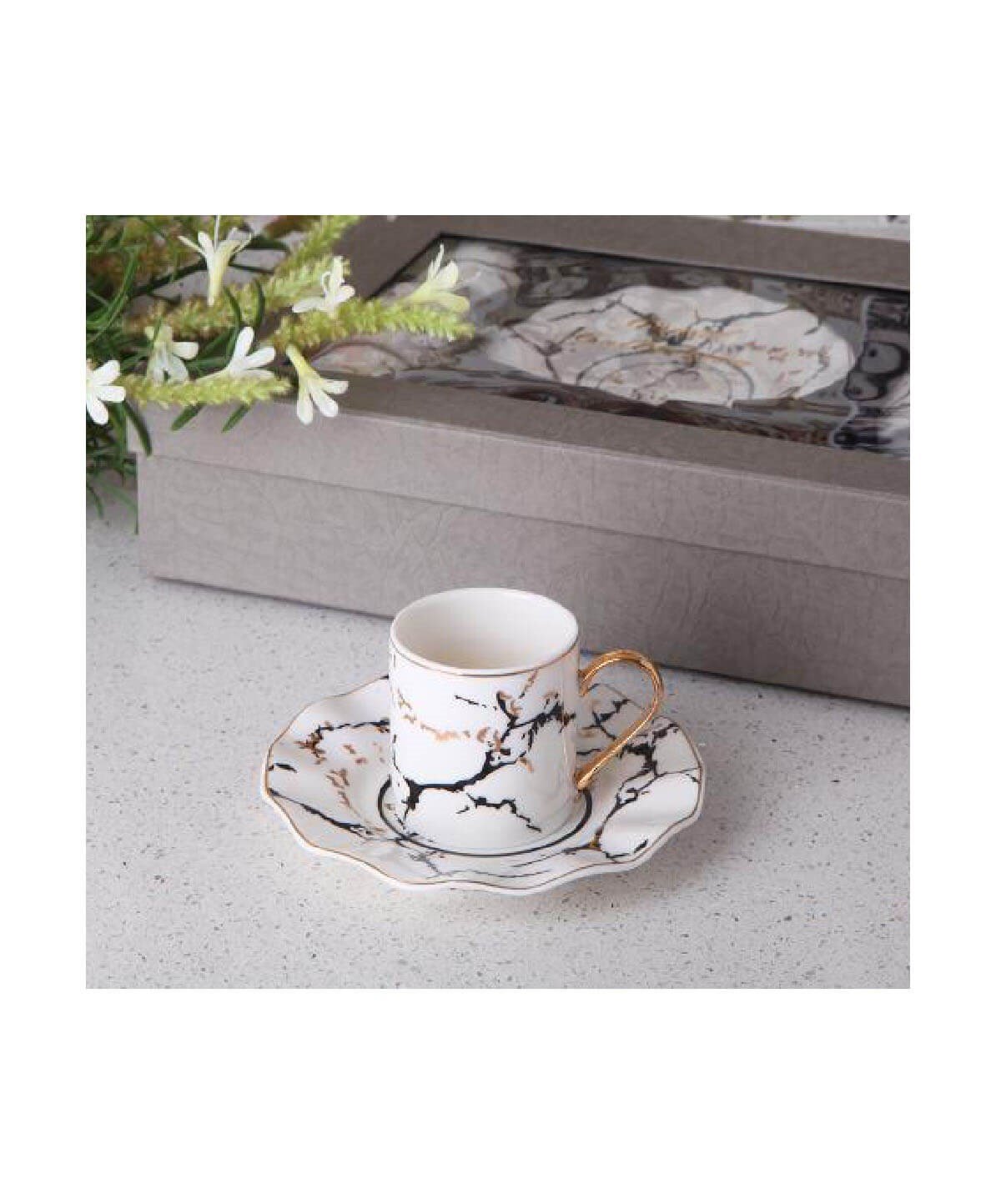 Gönül 6'lı Porselen Kahve Takımı G2175GönülFincan Takımları