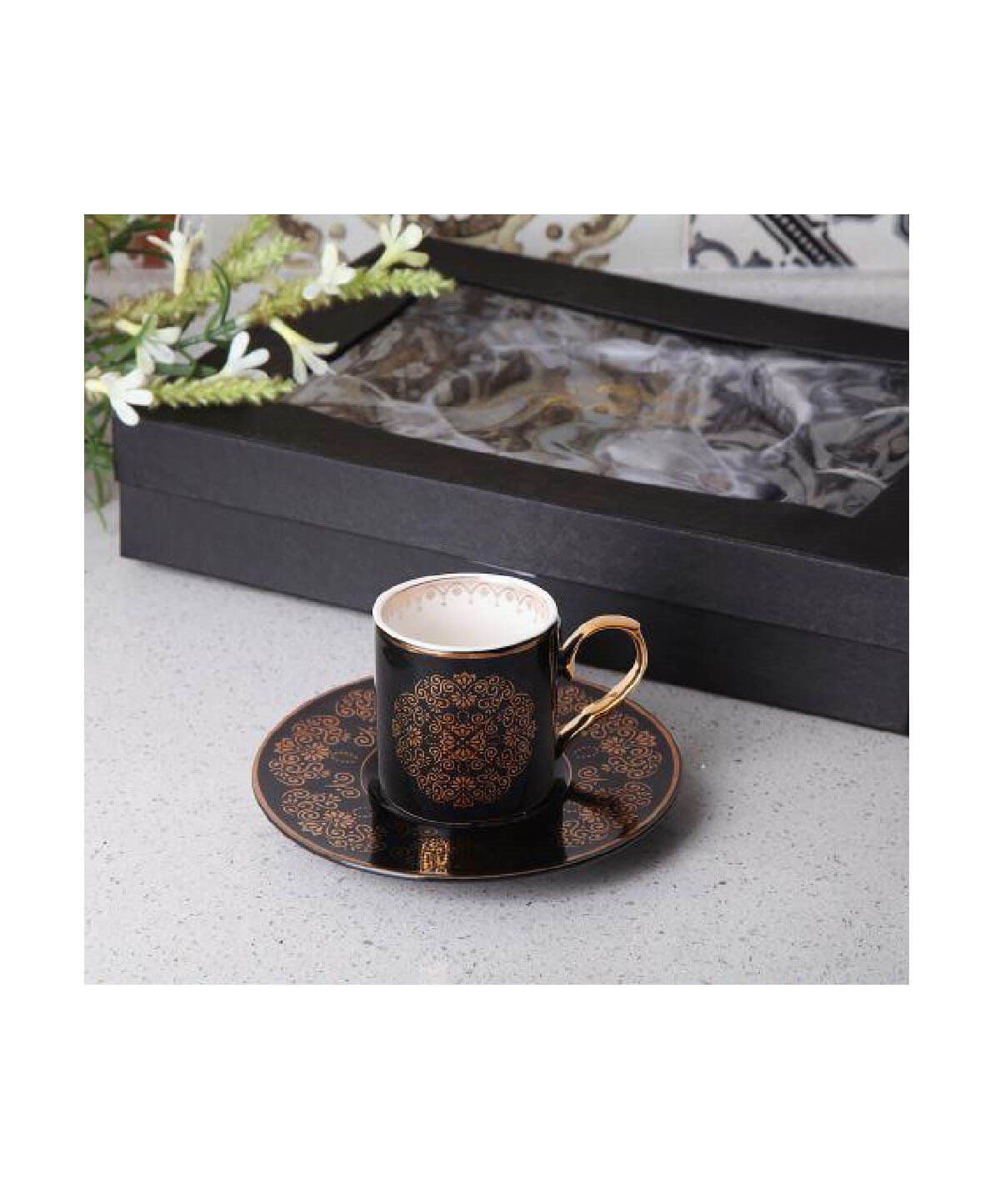 Gönül Porselen 6'lı Porselen Kahve Takımı G2178GönülFincan Takımları