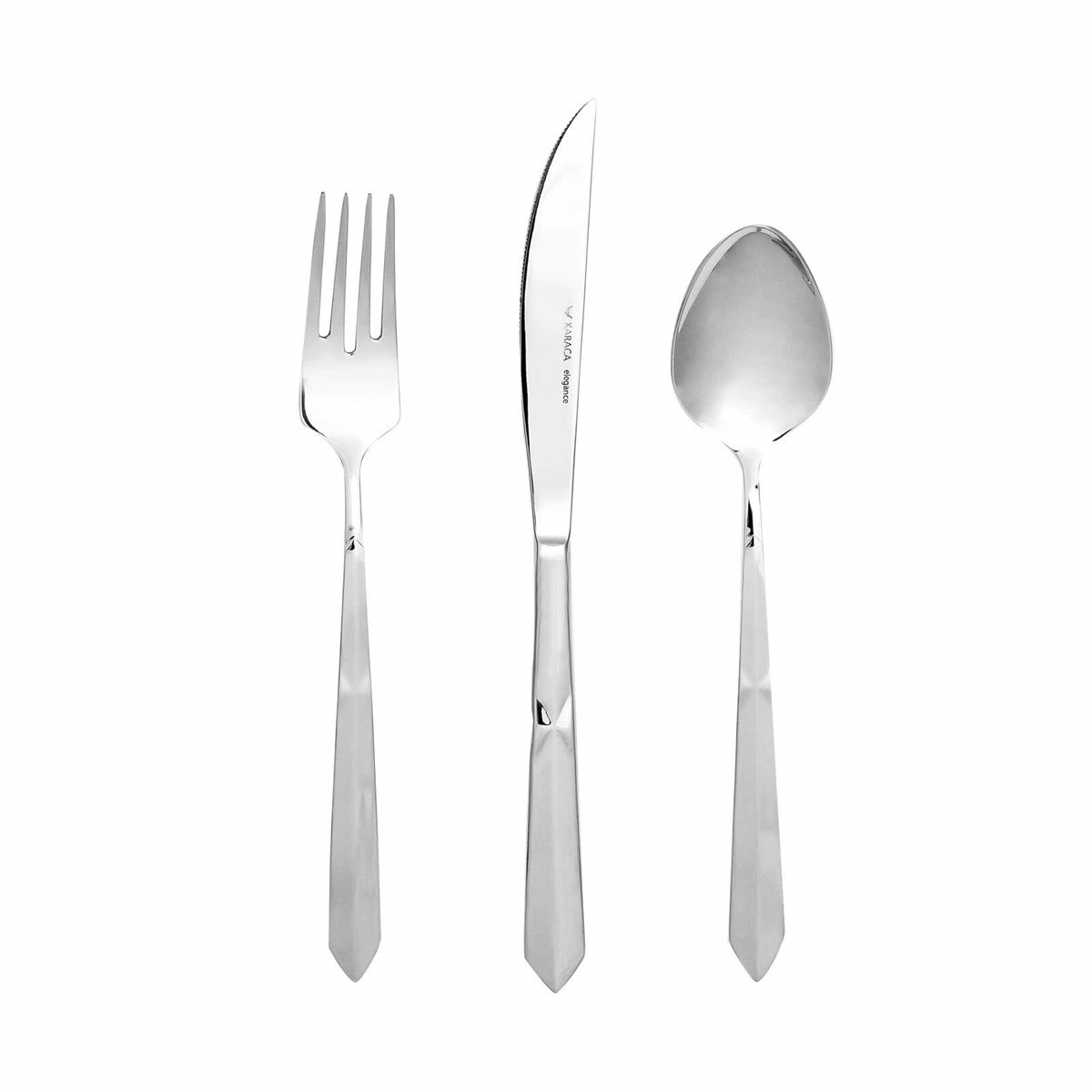 Karaca 84 Parça Diamond Platin Elg Kutulu Çatal Kaşık Bıçak Takımı