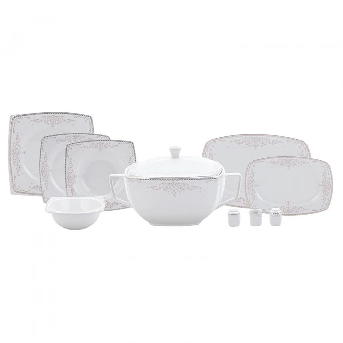 Karaca Adelya Fine Cream 60 Parça 12 Kişilik Yemek TakımıKaraca12 Kişilik Yemek Takımı