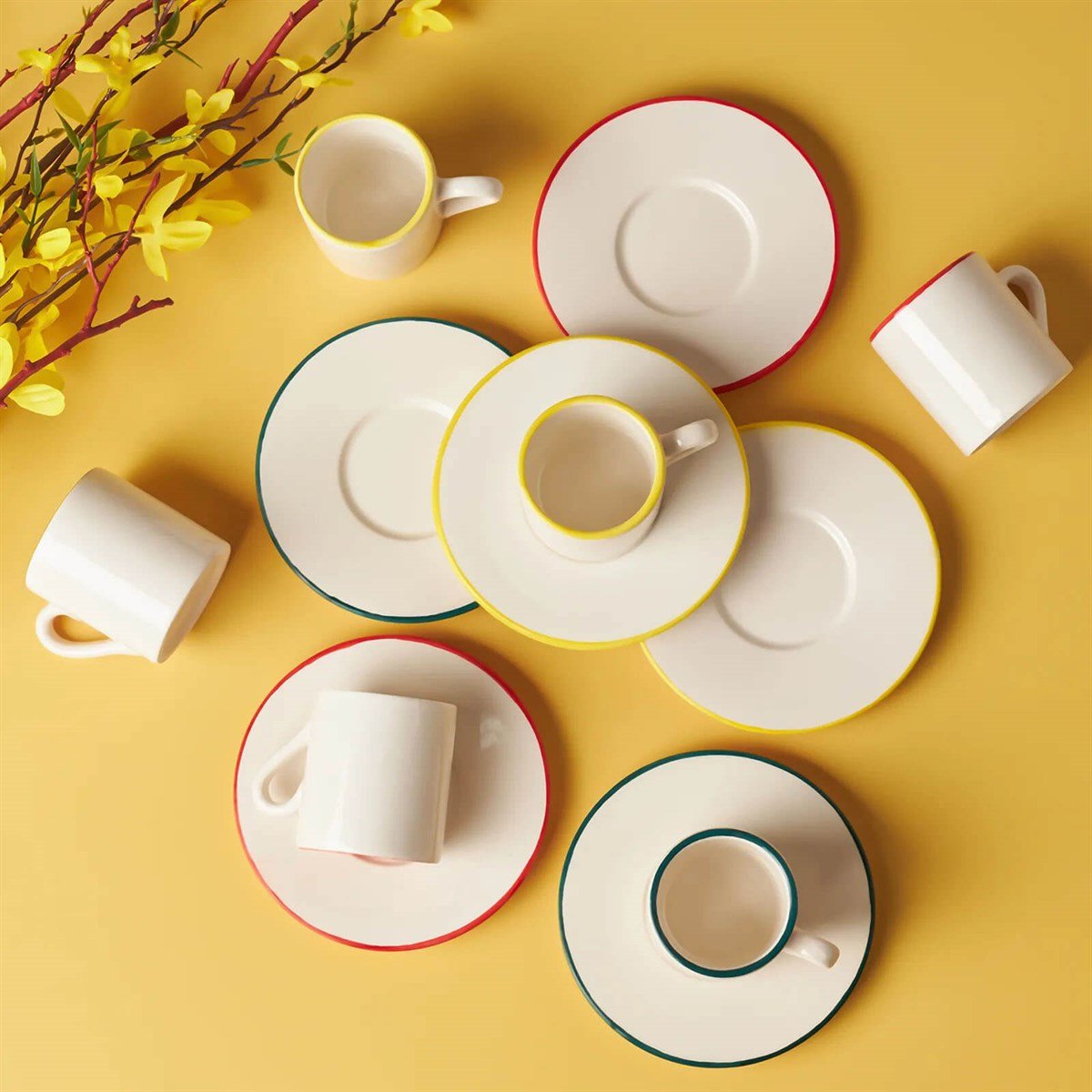 Karaca Akide 6 Kişilik Kahve Fincan TakımıKaracaFincan Takımları