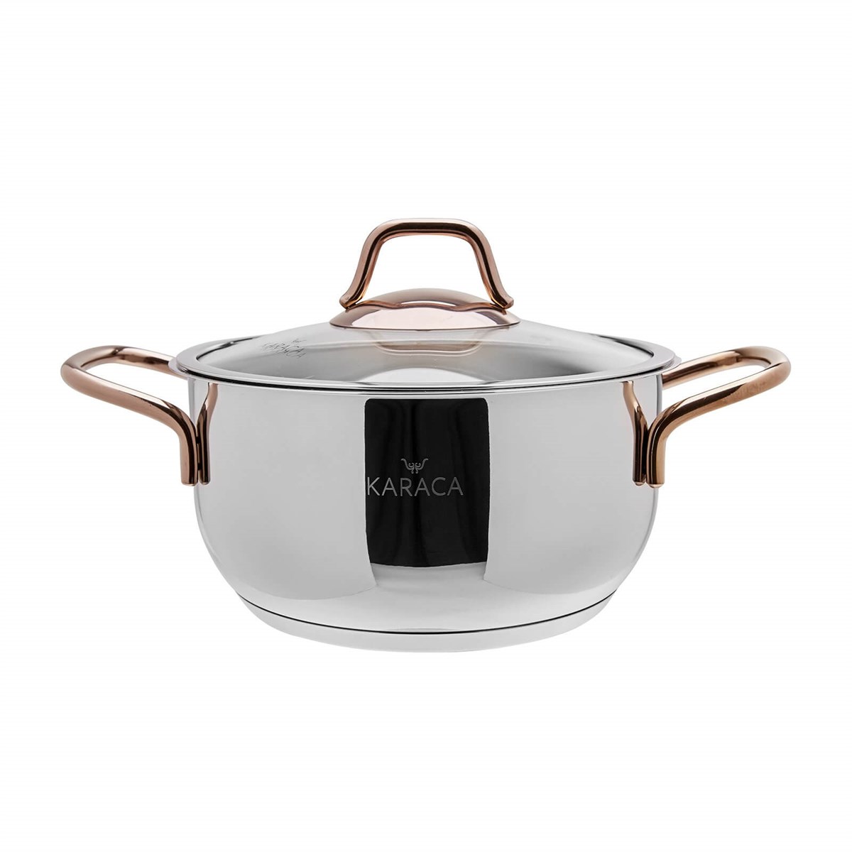 Karaca Ege 8 Parça Rosegold Çelik Tencere Seti
