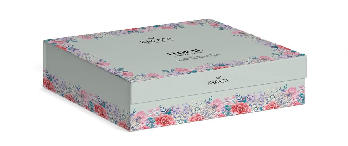 Karaca Floral 2 Kişilik Kahve Fincan Takımı