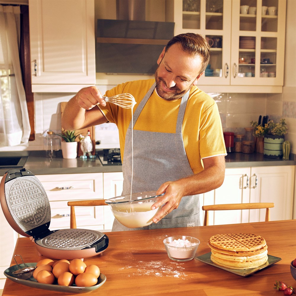 Karaca Funday Glossy Violet Waffle Makinesi