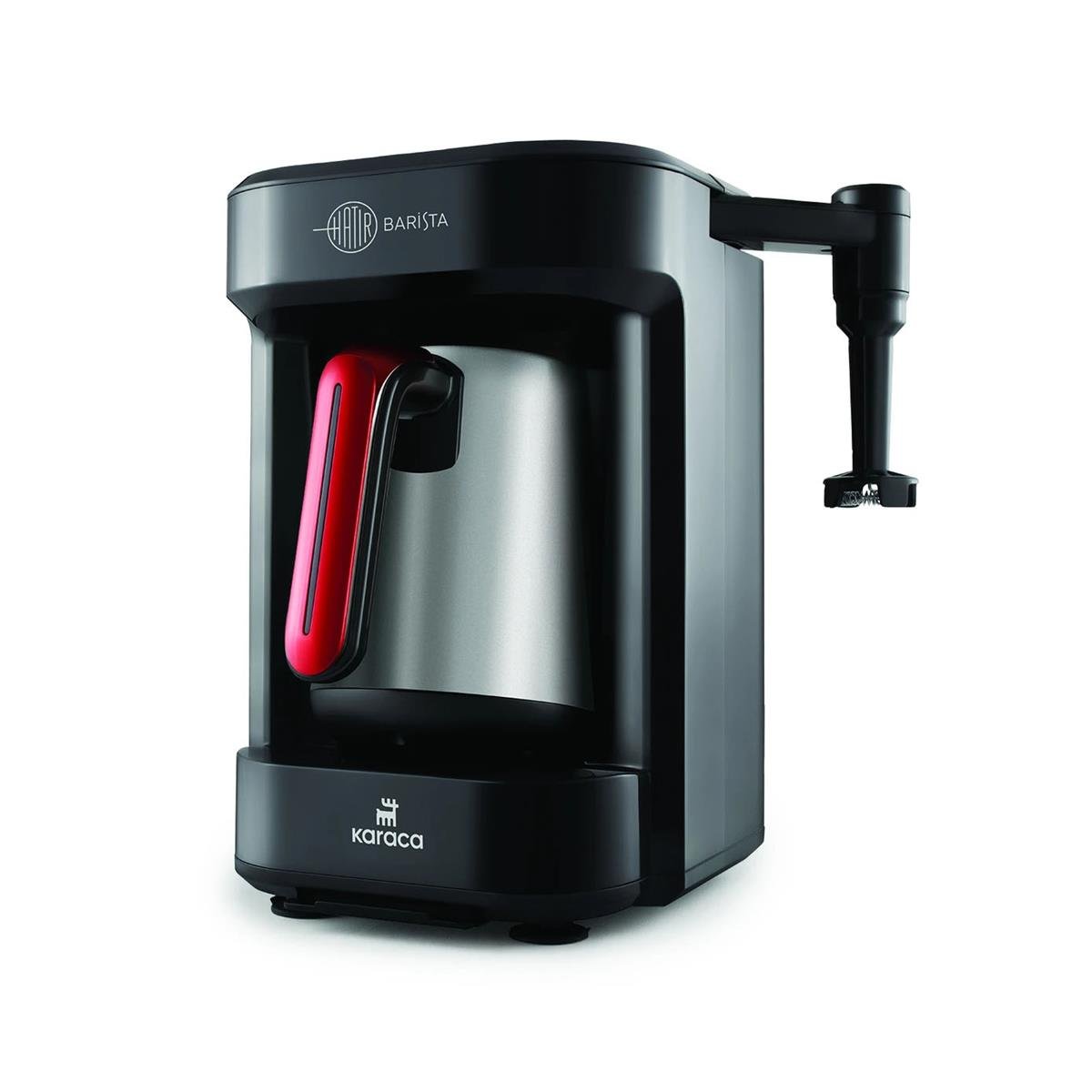 Karaca Hatır Barista Steel Cappuccino ve Türk Kahve Makinesi Imperial RedKaracaKahve Makinesi