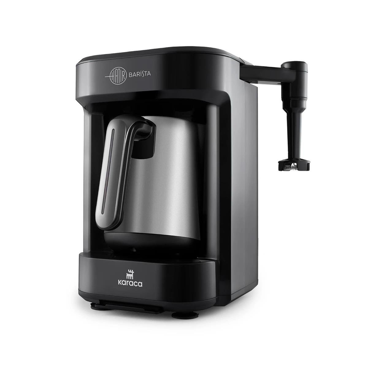 Karaca Hatır Barista Steel Cappuccino ve Türk Kahve Makinesi Galaxy GreyKaracaKahve Makinesi