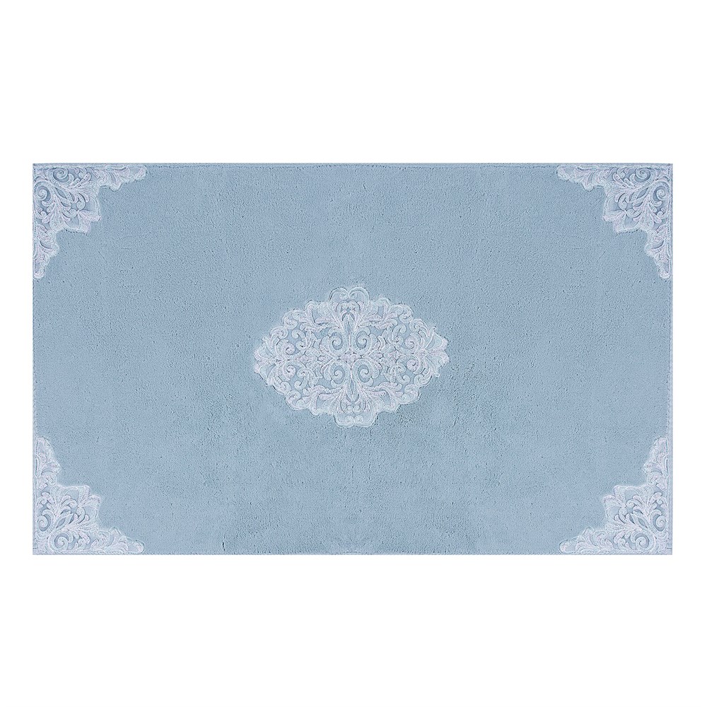 Karaca Home Bianca Mavi 2 Parça Dantelli Banyo Paspası