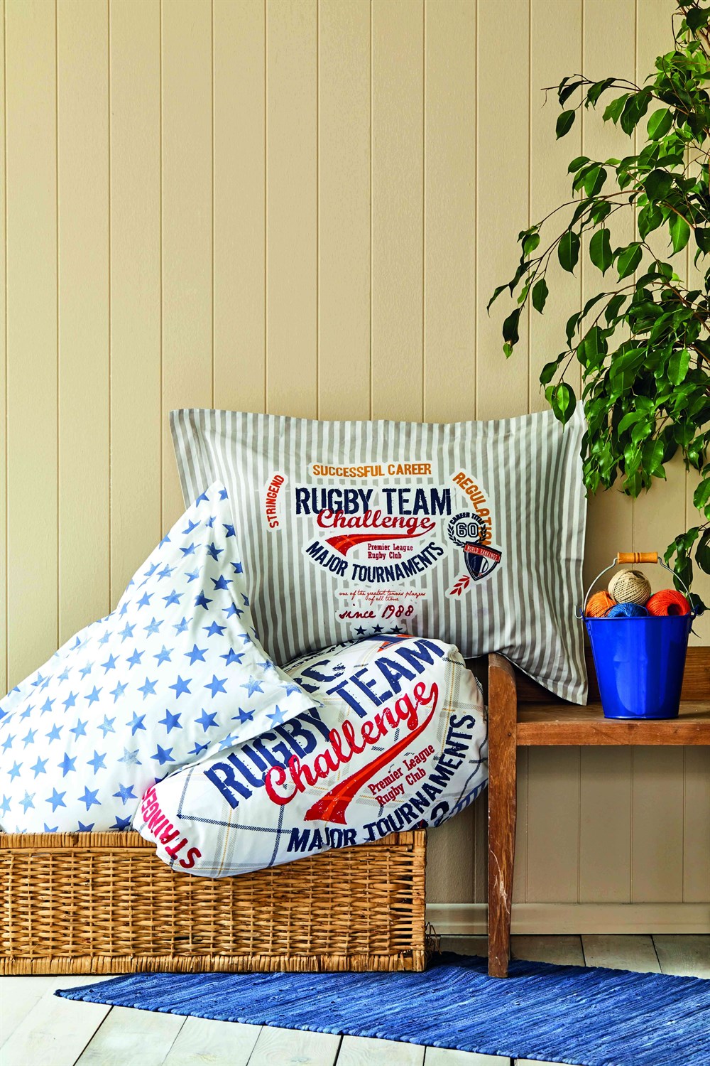 Karaca Home Challenge Mavi Rnf Genç Nevresim Takımı