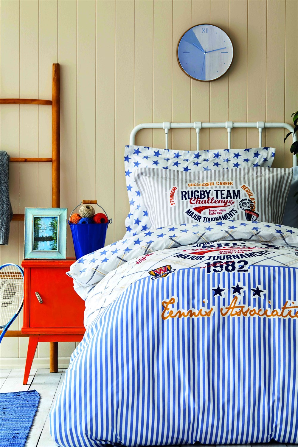 Karaca Home Challenge Mavi Rnf Genç Nevresim Takımı