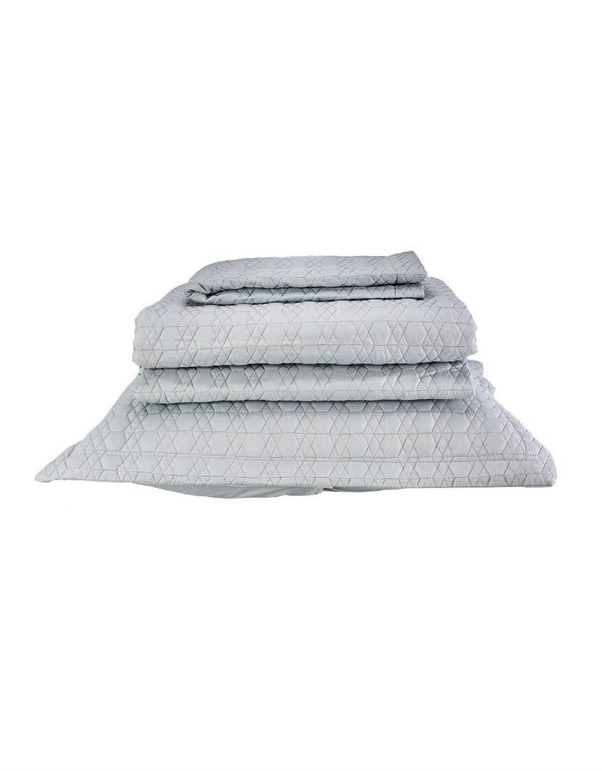 Karaca Home Edenia Mavi Çift Kişilik Yatak Örtüsü Takımı