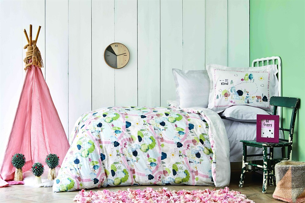 Karaca Home Forest Yeşil Rnf Genç Nevresim Takımı