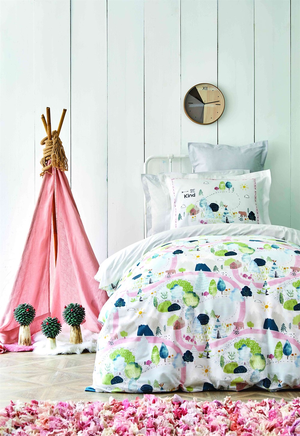 Karaca Home Forest Yeşil Rnf Genç Nevresim Takımı