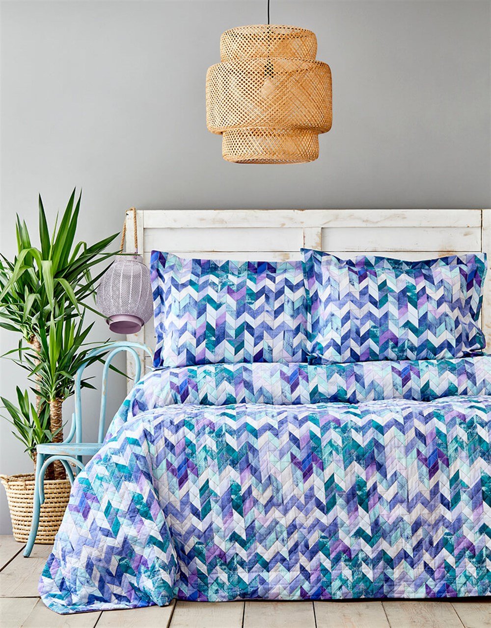 Karaca Home Melange Mor Tek Kişilik Complete Takım