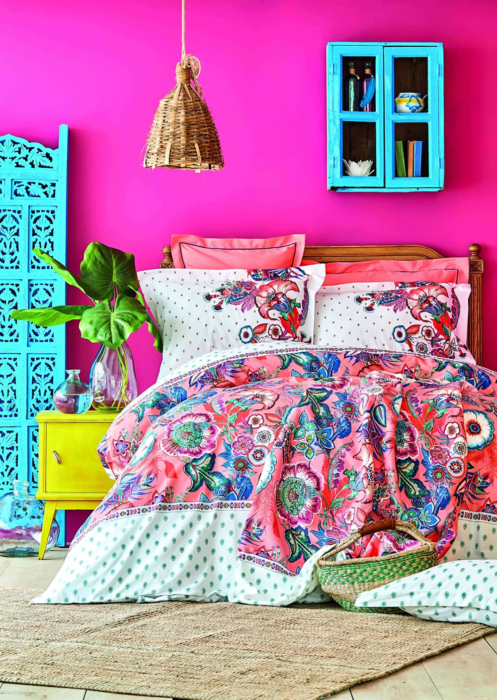 Karaca Home Merida Somon Çift Kişilik Pike Takımı