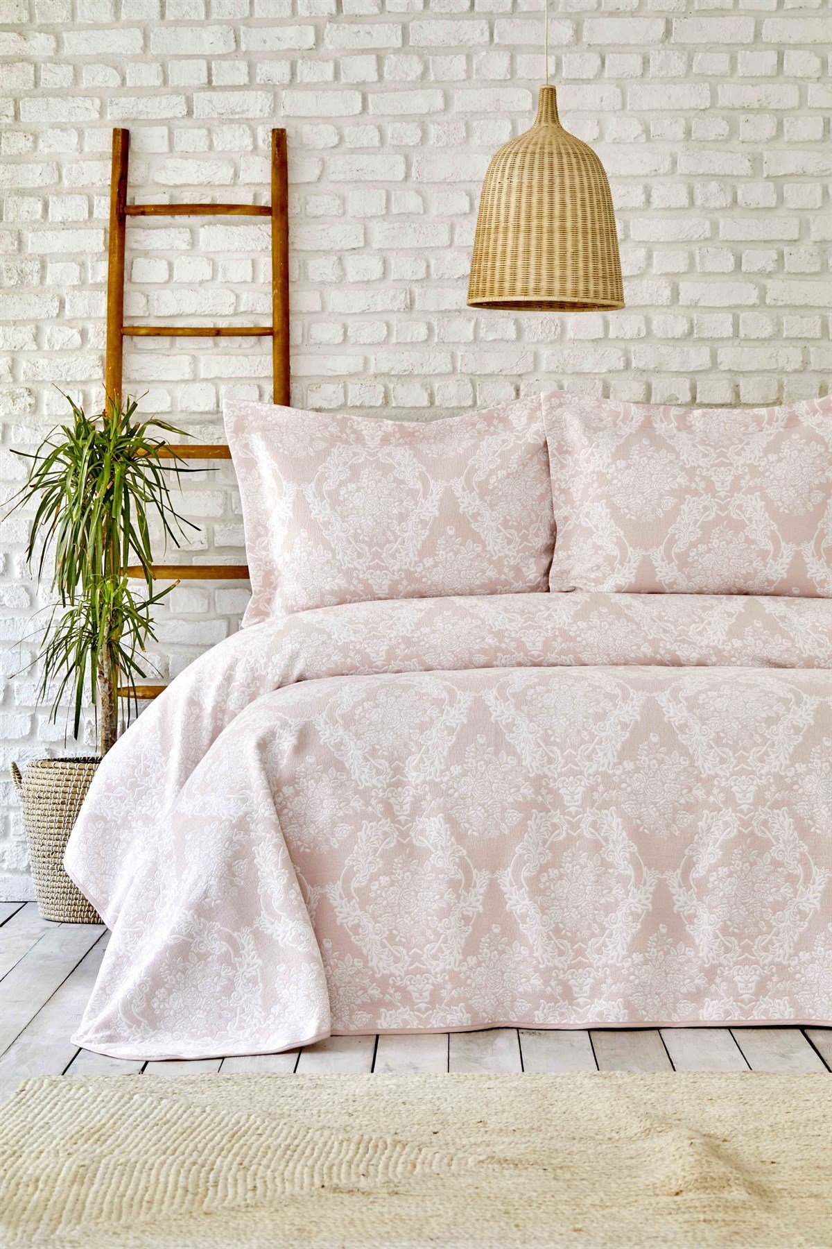 Karaca Home Quatre Royal Pudra Yatak Örtüsü