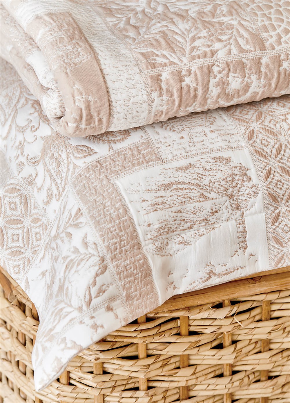 Karaca Home Sanda Pudra Tek Kişilik Yatak Örtüsü Seti