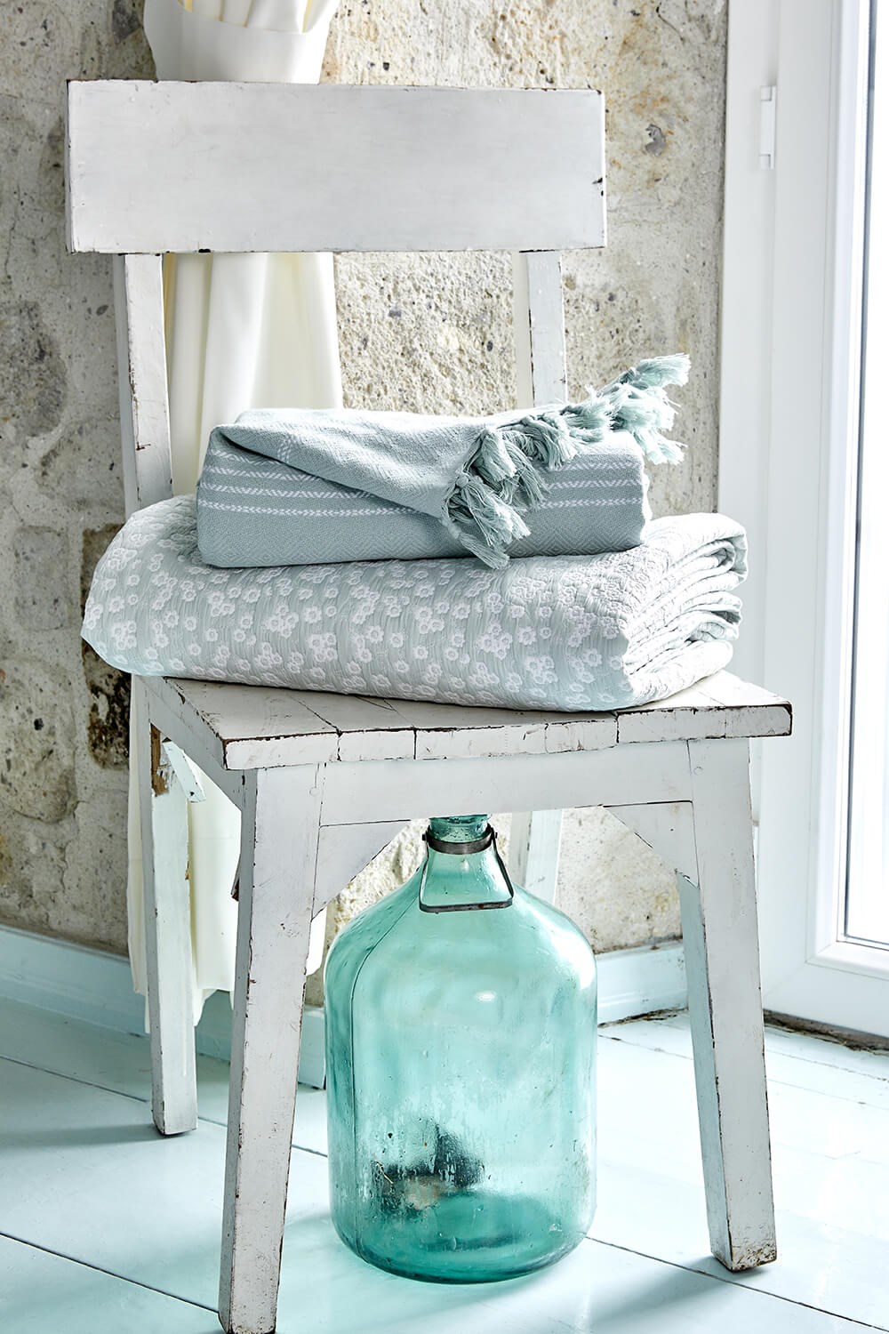 Karaca Home Zilonis Su Yeşili Çift Kişilik Summer Set