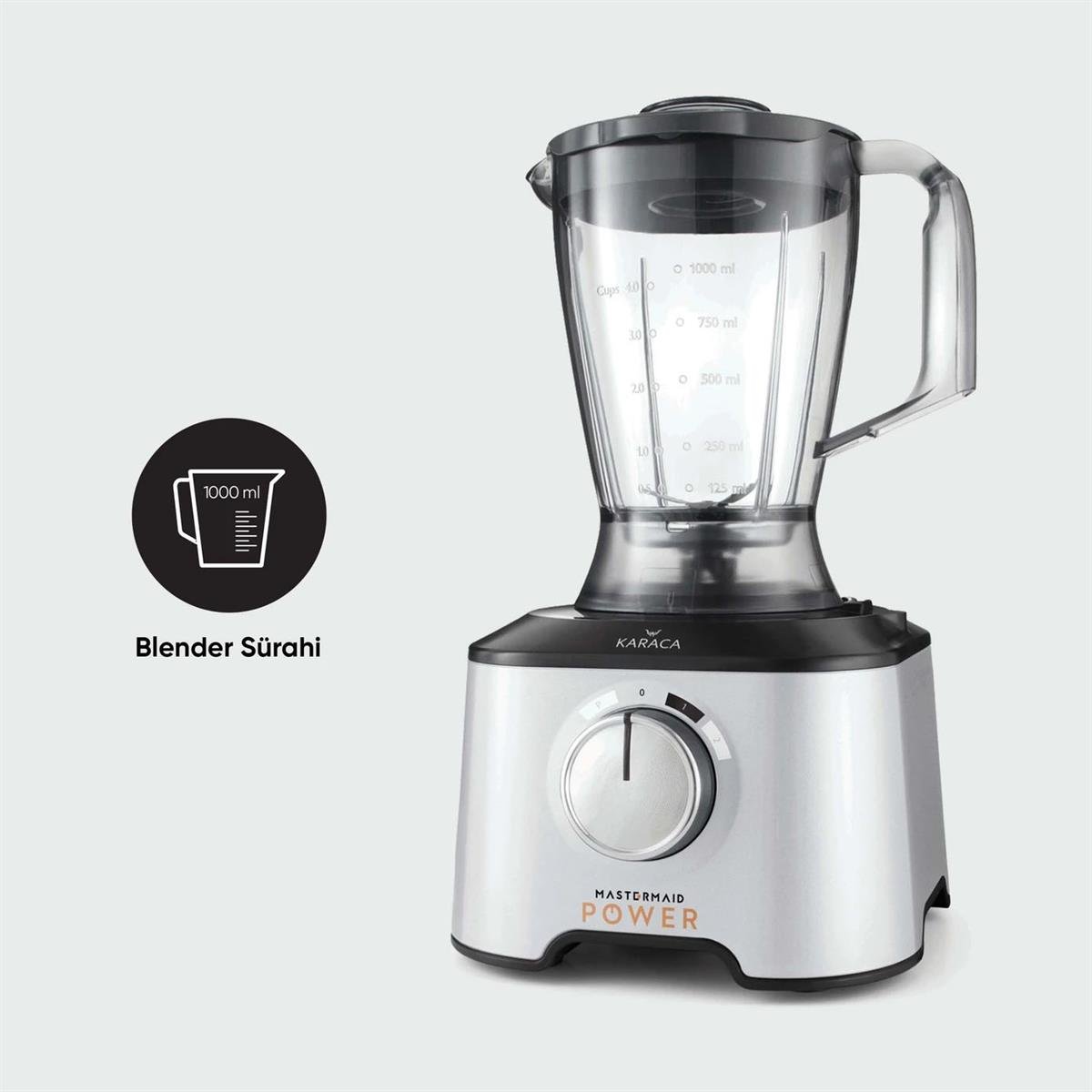 Karaca Mastermaid Power Multifunctional 10 in 1 Pearl White Gıda Hazırlama Seti 2000wKaracaGIDA HAZIRLAMA