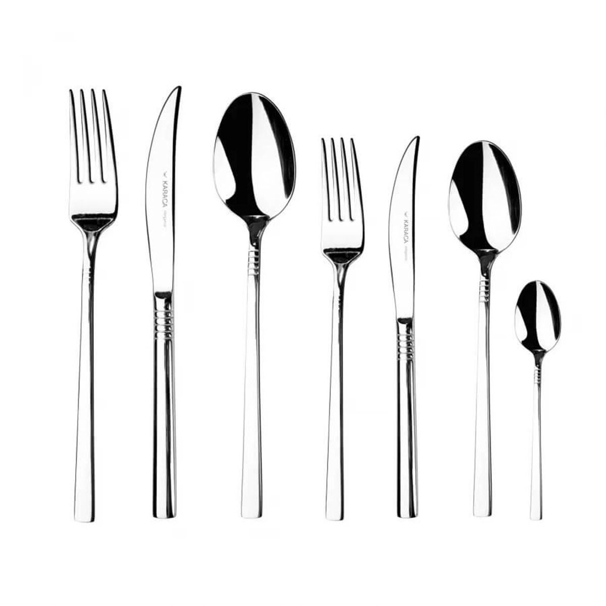 Karaca Nil New Elegance 12 Kişilik 84 Parça Çatal Kaşık Bıçak TakımıKaracaÇatal Kaşık Bıçak Takımları