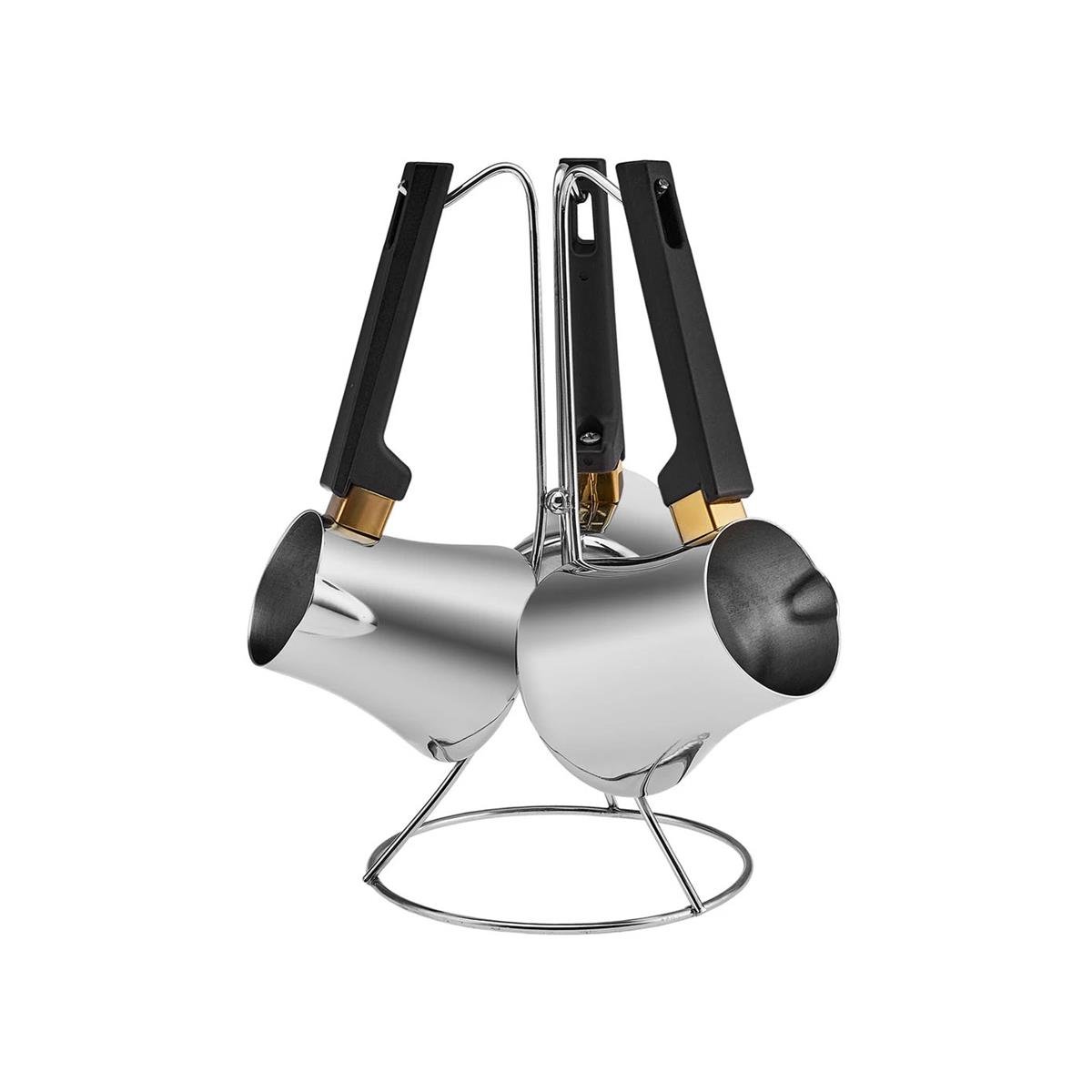 Karaca Piramit Black Cezve TakımıKaracaCezve