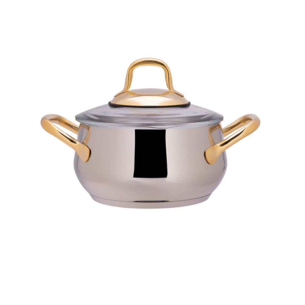 Karaca R8 Gold 6 Parça Midi Tencere Seti