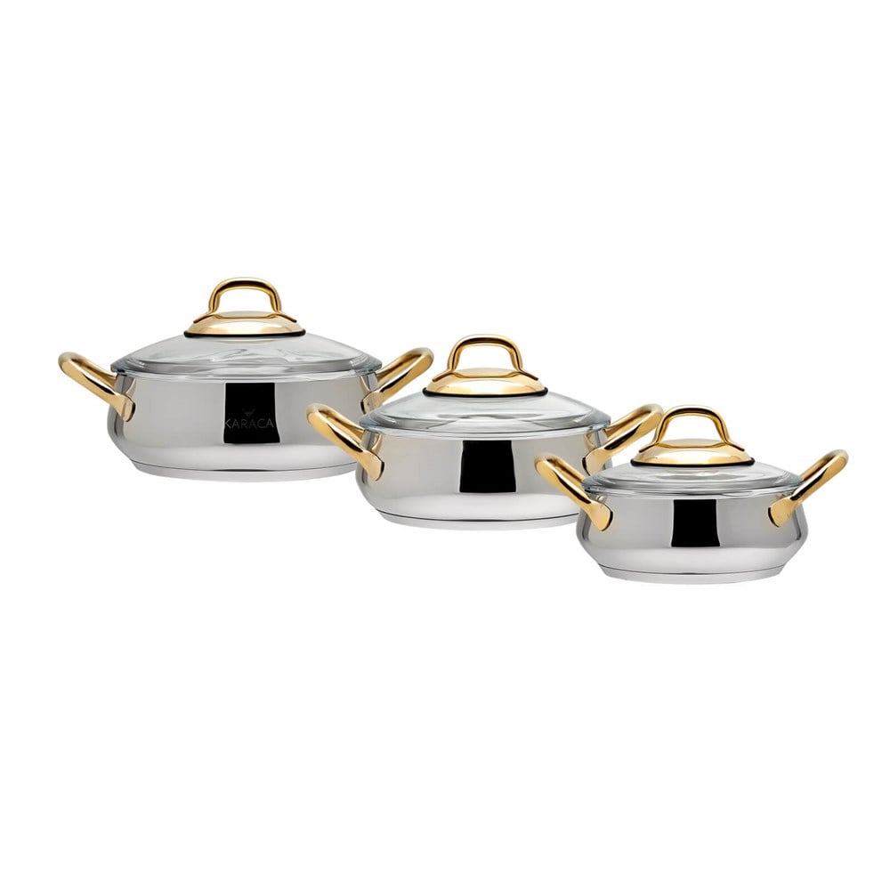 Karaca R8 Gold 6 Parça Sahan Seti