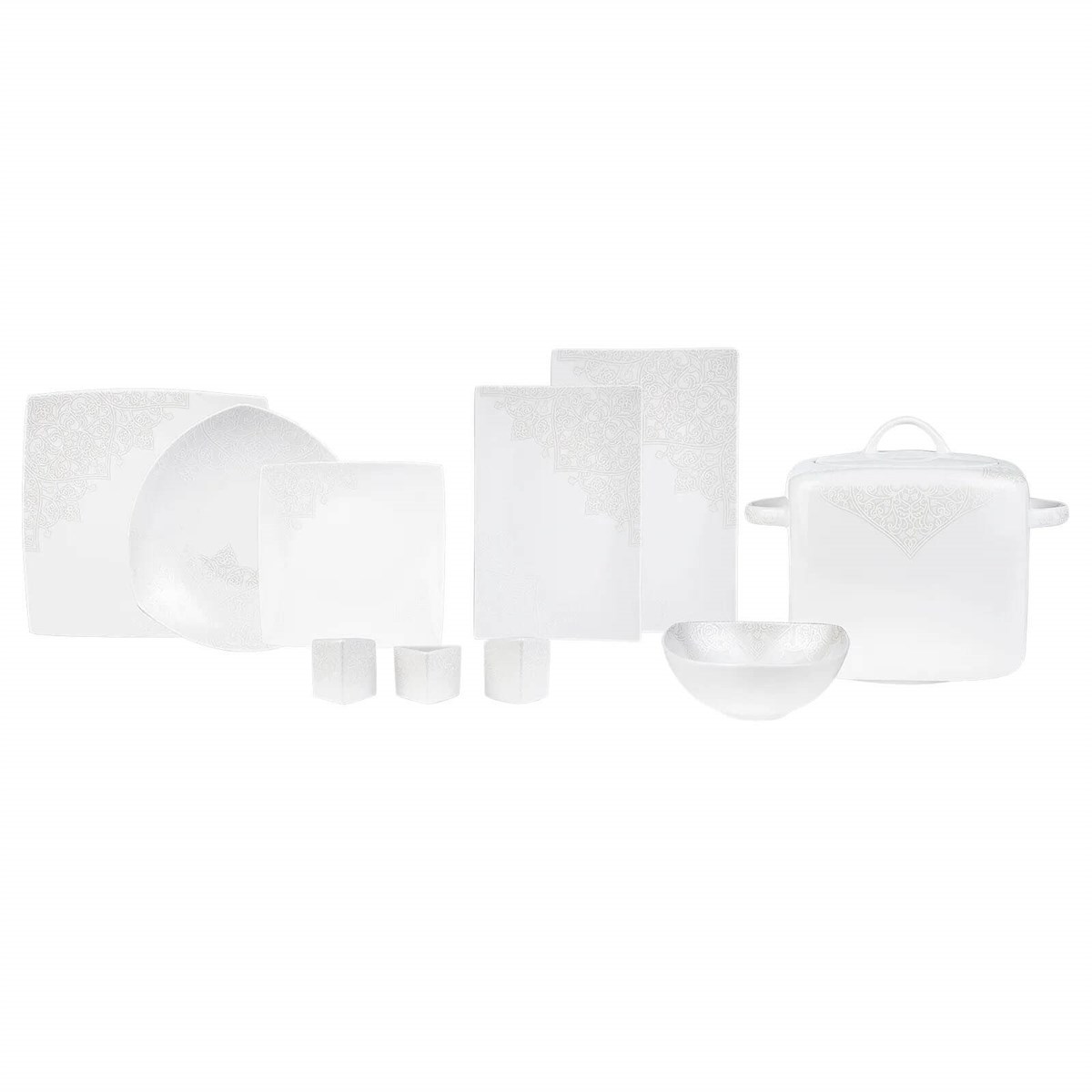 Karaca Seha Cream 60 Parça 12 Kişilik Yemek TakımıKaraca12 Kişilik Yemek Takımı