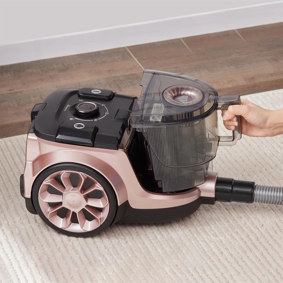 Karaca Vantuz High Force Rosegold Elektrikli SüpürgeKaracaTorbasız Süpürge