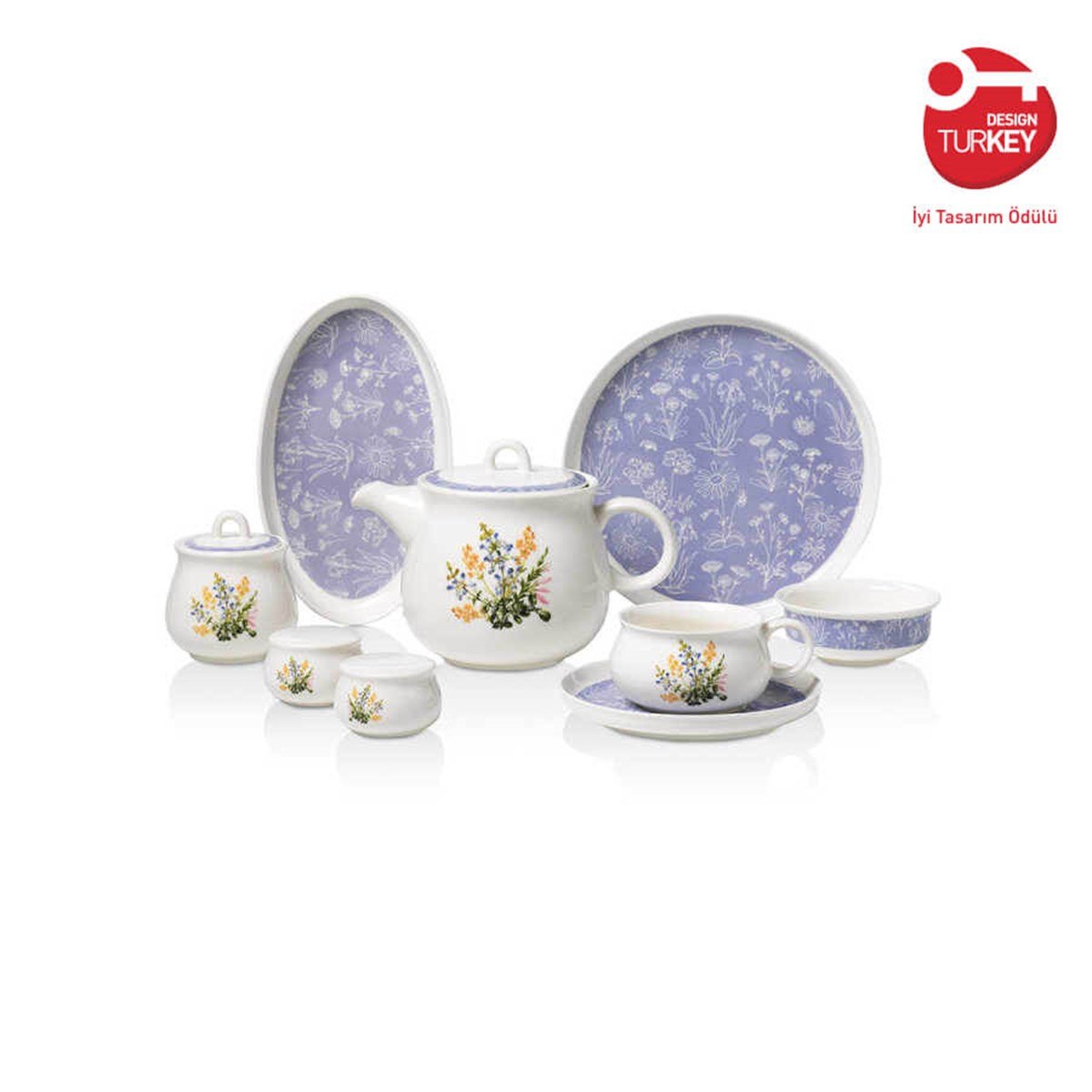 Korkmaz Aşiyan Collection 30 Parça Kahvaltı Takımı A8722Korkmaz6 Kişilik Kahvaltı Takımı