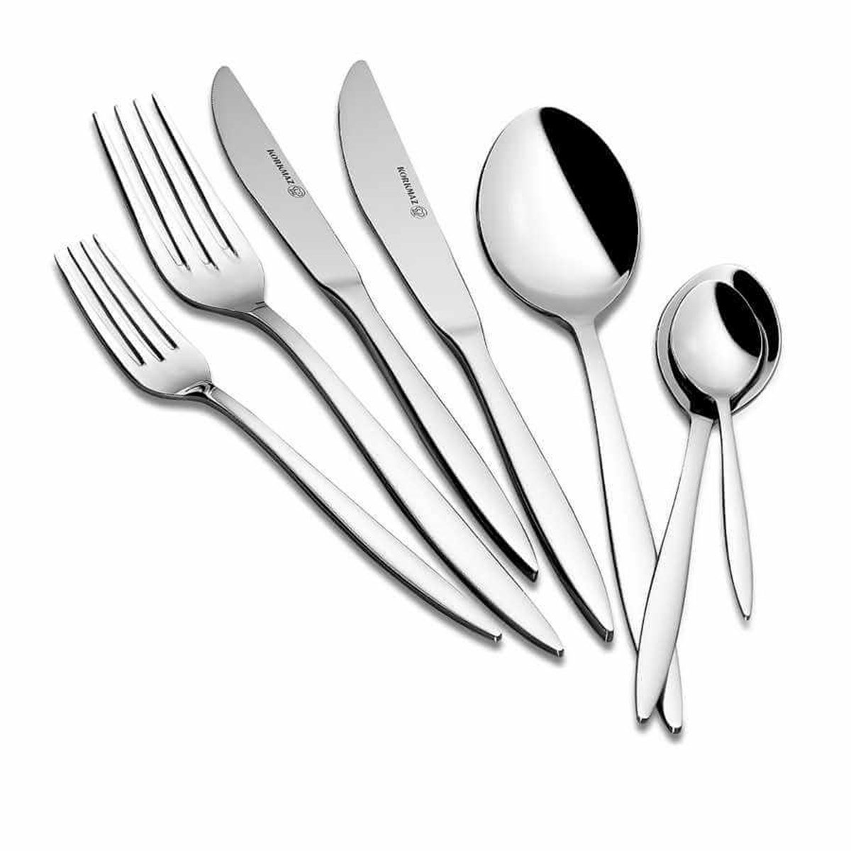 Korkmaz Aura 89 Parça Çatal Kaşık Bıçak Seti A2356KorkmazÇatal Kaşık Bıçak Takımları