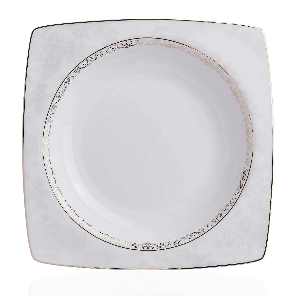 Korkmaz Bone Selection 60 Parça Kare Yemek Takımı A8429Korkmaz12 Kişilik Yemek Takımı