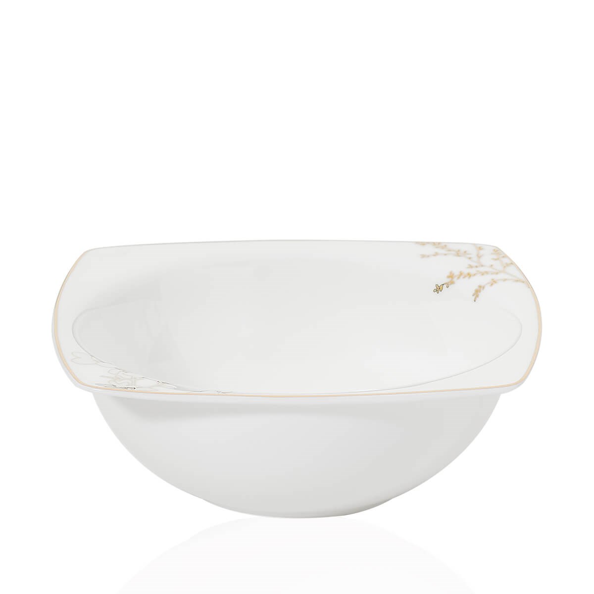 Korkmaz Bone Selection 60 Parça Kare Yemek Takımı A8428Korkmaz12 Kişilik Yemek Takımı