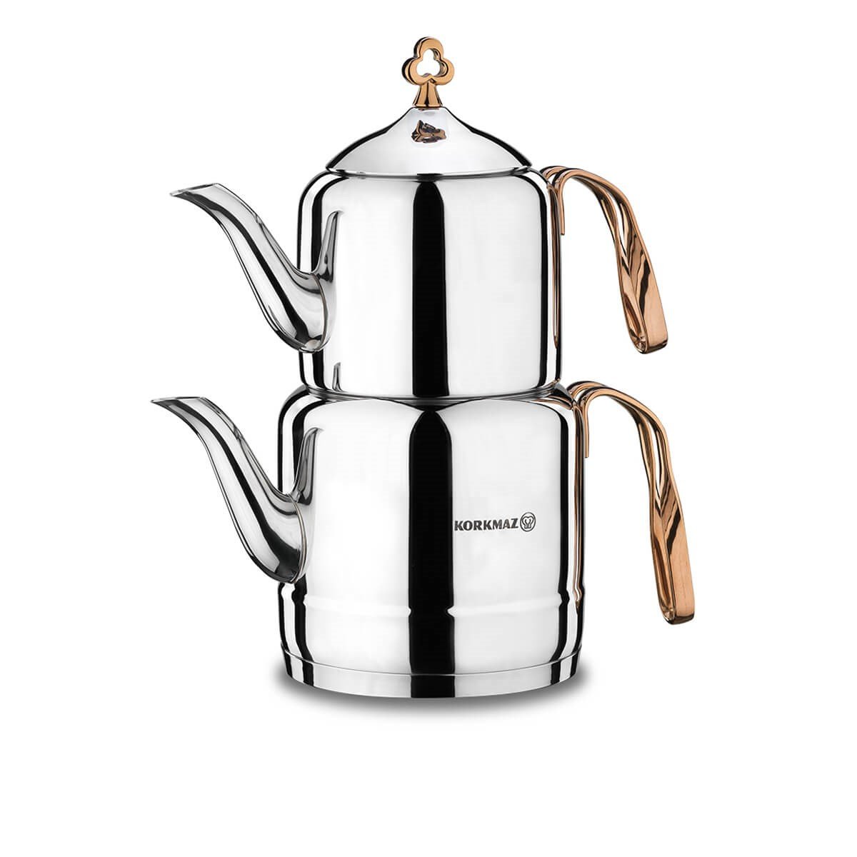 Korkmaz Çintemani Rosagold Çaydanlık Takımı A213KorkmazÇaydanlık