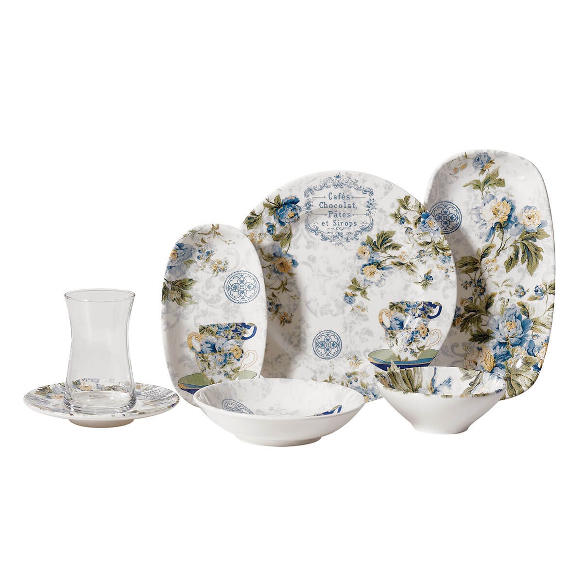 Korkmaz Doğa Collection 26 Parça Kahvaltı Takımı A8743Korkmaz6 Kişilik Yemek Takımı