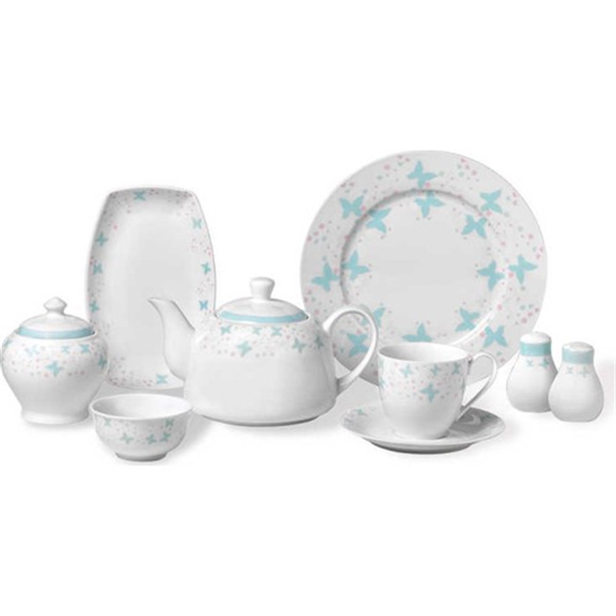 Korkmaz Dream Collection 30 P Kahvaltı Takımı A8843Korkmaz6 Kişilik Kahvaltı Takımı