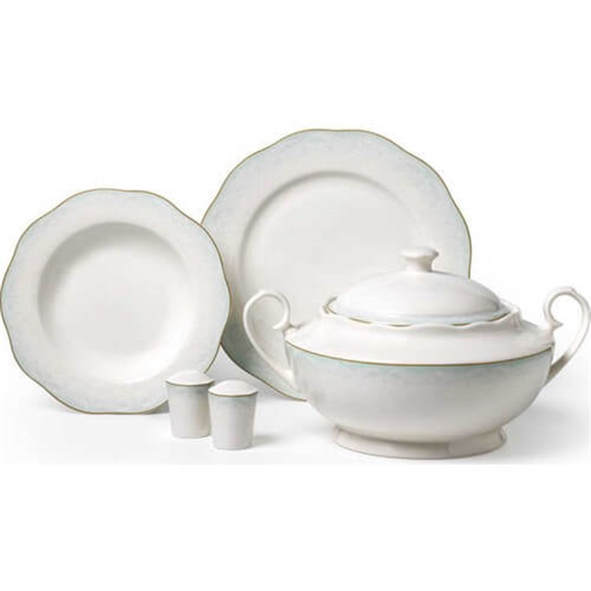 Korkmaz Flora Collection 60 Parça Yuvarlak Yemek Takımı A8261Korkmaz12 Kişilik Yemek Takımı